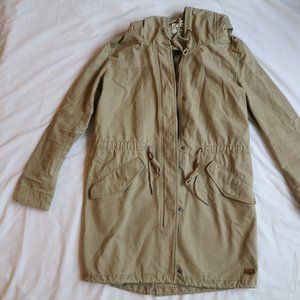 Tan Hooded Jacket